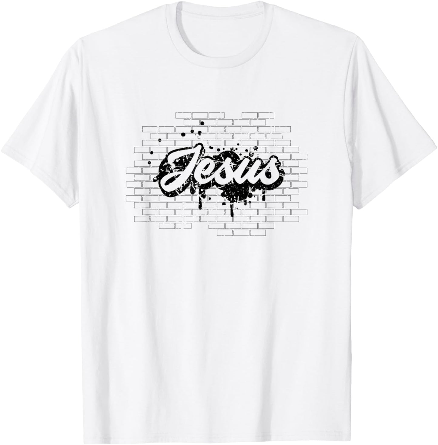Jesus Christ Brick Wall Art Religious Vintage Christian