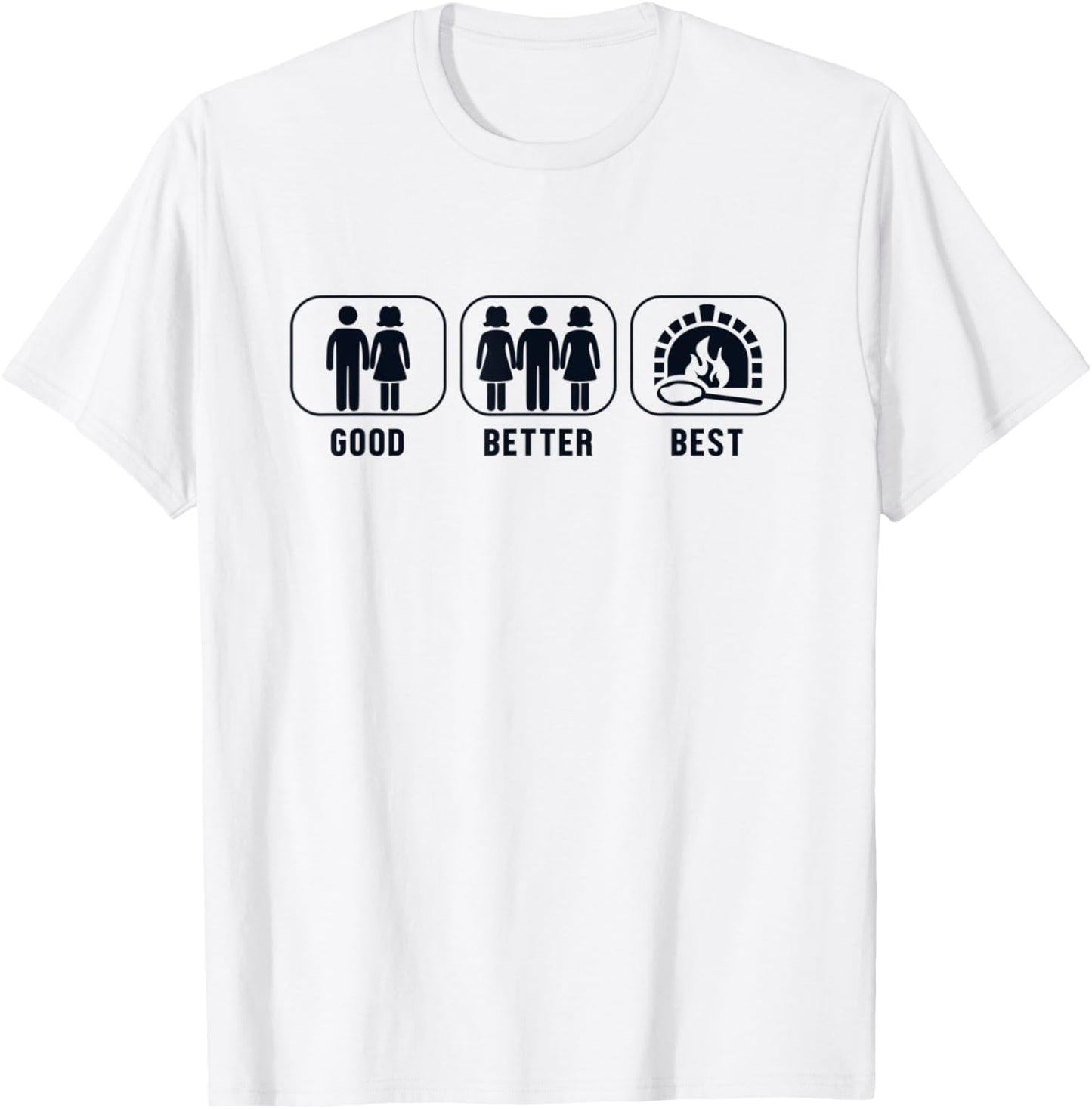 Mens Good Better Best Pizza Chef Baker Pizzaiolo Pizza Maker