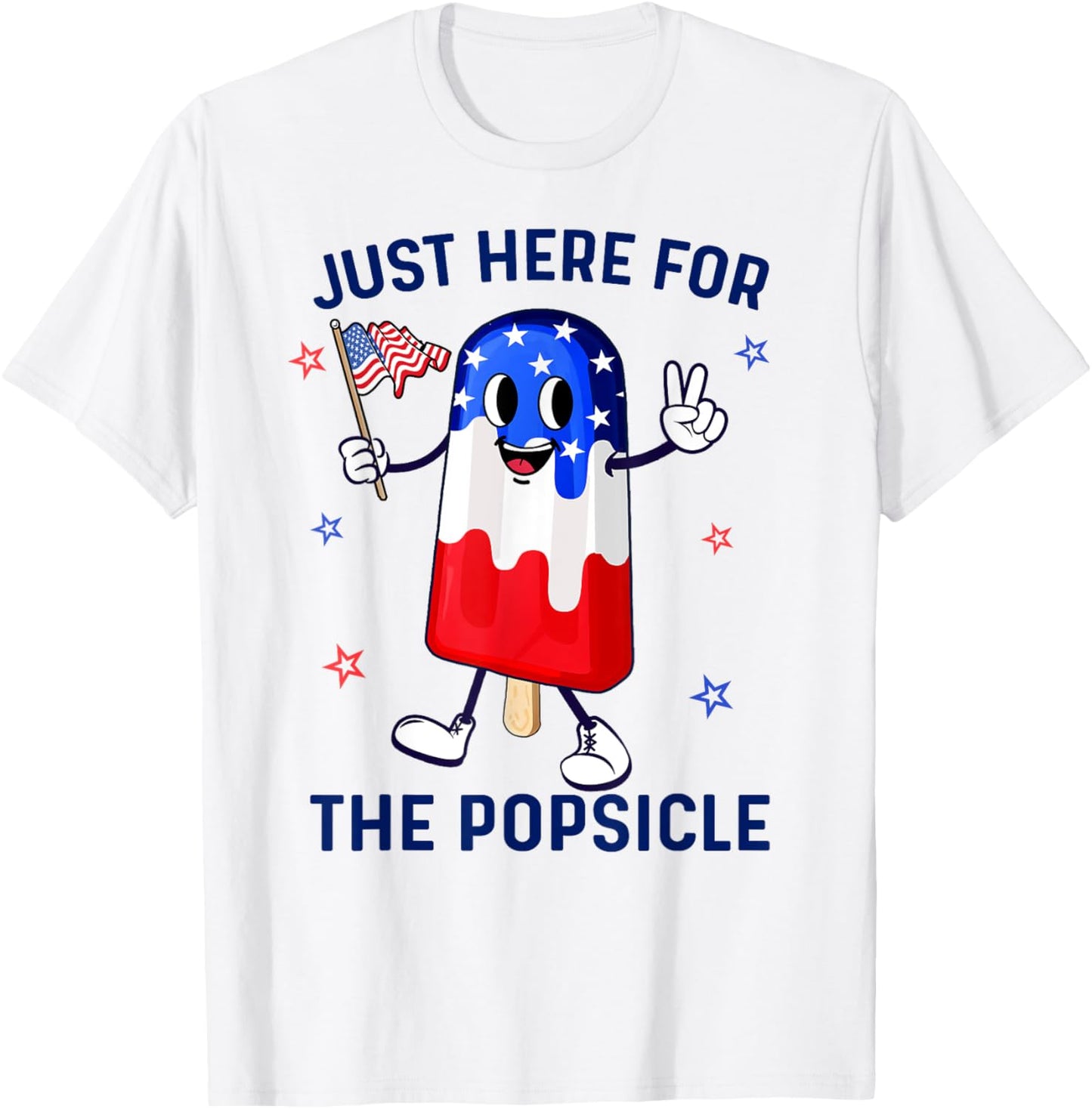 4Th Of July Popsicle Usa American Flag Patriotic Boys Kids