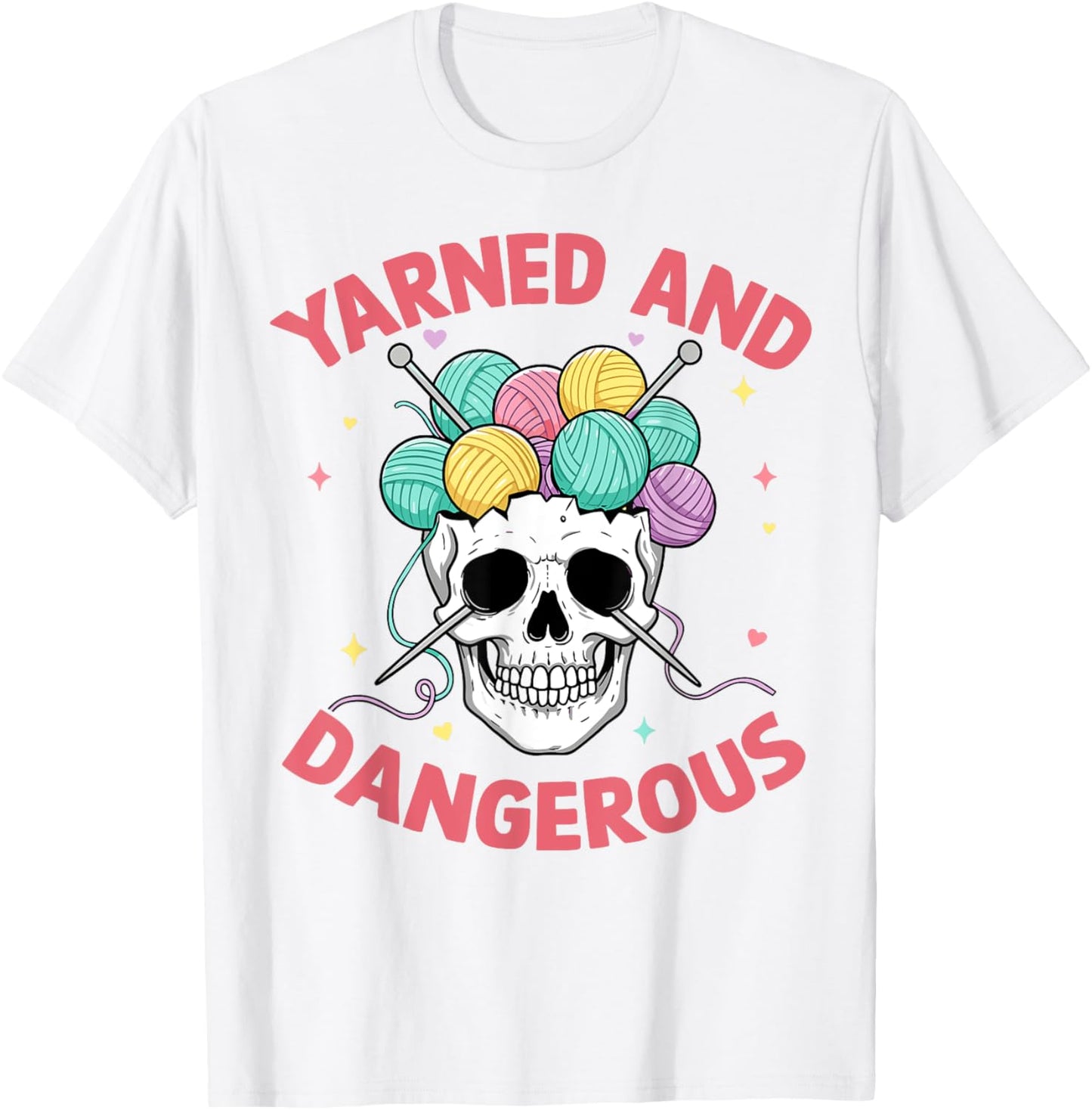 Crochet Yarned and dangerous knitting skull yarn