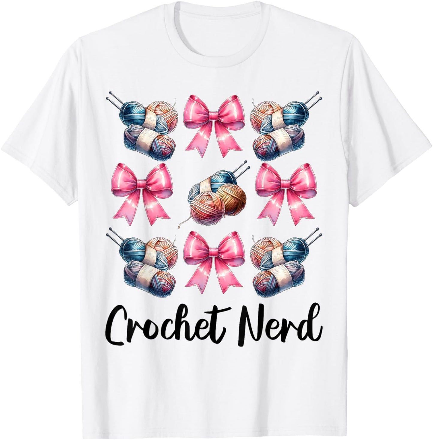 Crochet Nerd Crocheting Crocheter Knitting Yarn Girl Mom