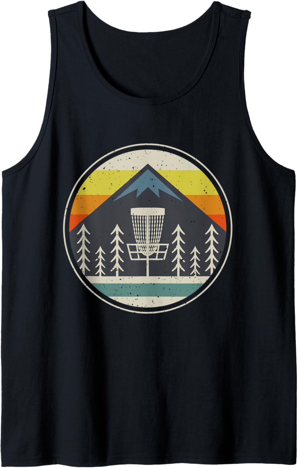 Disc Golf Tshirts for Men Women Retro Disc Golf Tank Top