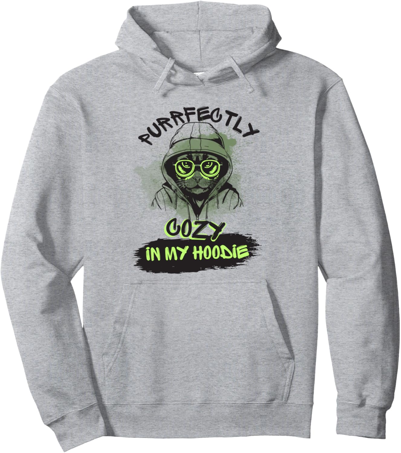 Purrfectly Cozy In My\/ Cat Mom\/ Cat Dad\/ Funny Cat Pun Pullover Hoodie