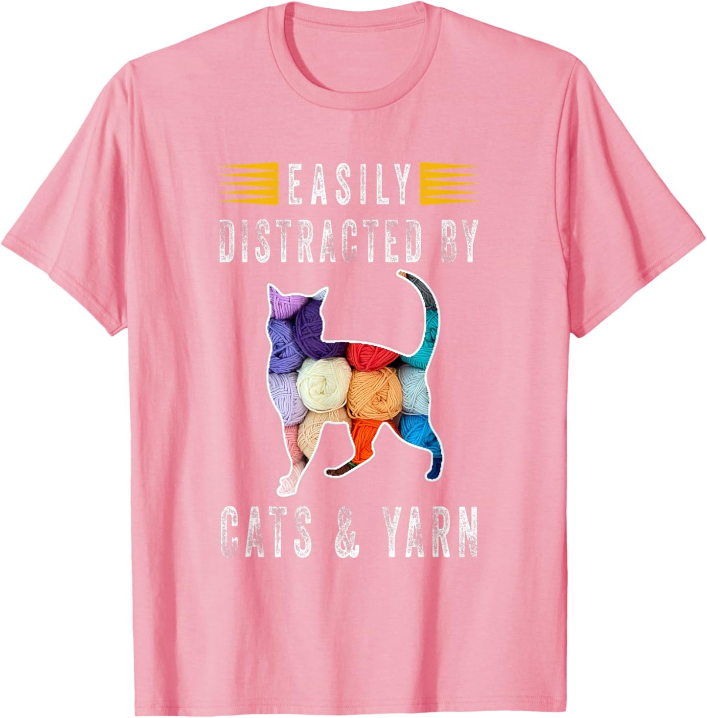 Easily Distracted By Cats And Yarn Knitting Yarn Cat Crochet