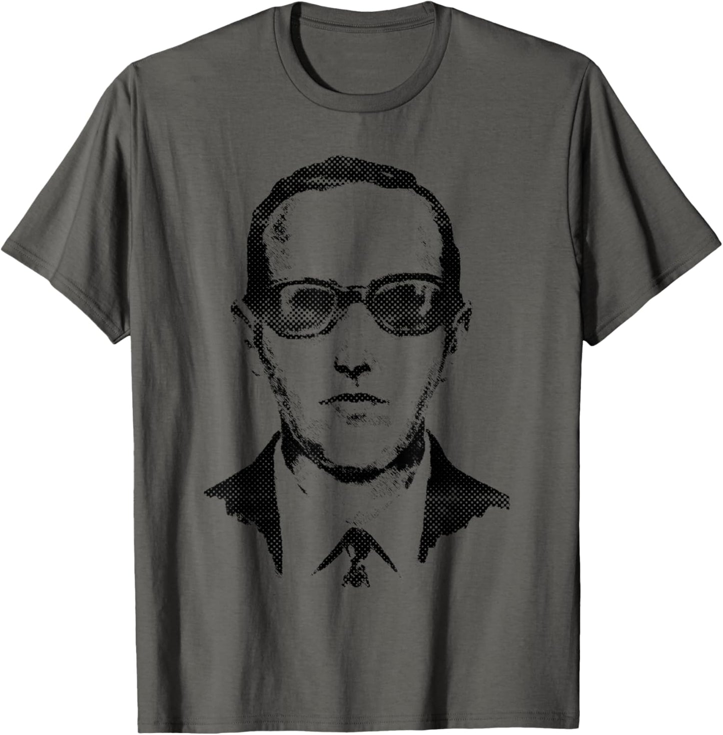 Tripping Yarns DB Cooper, Artists Impression, Halftone Police Sketch T-Shirt, Grey