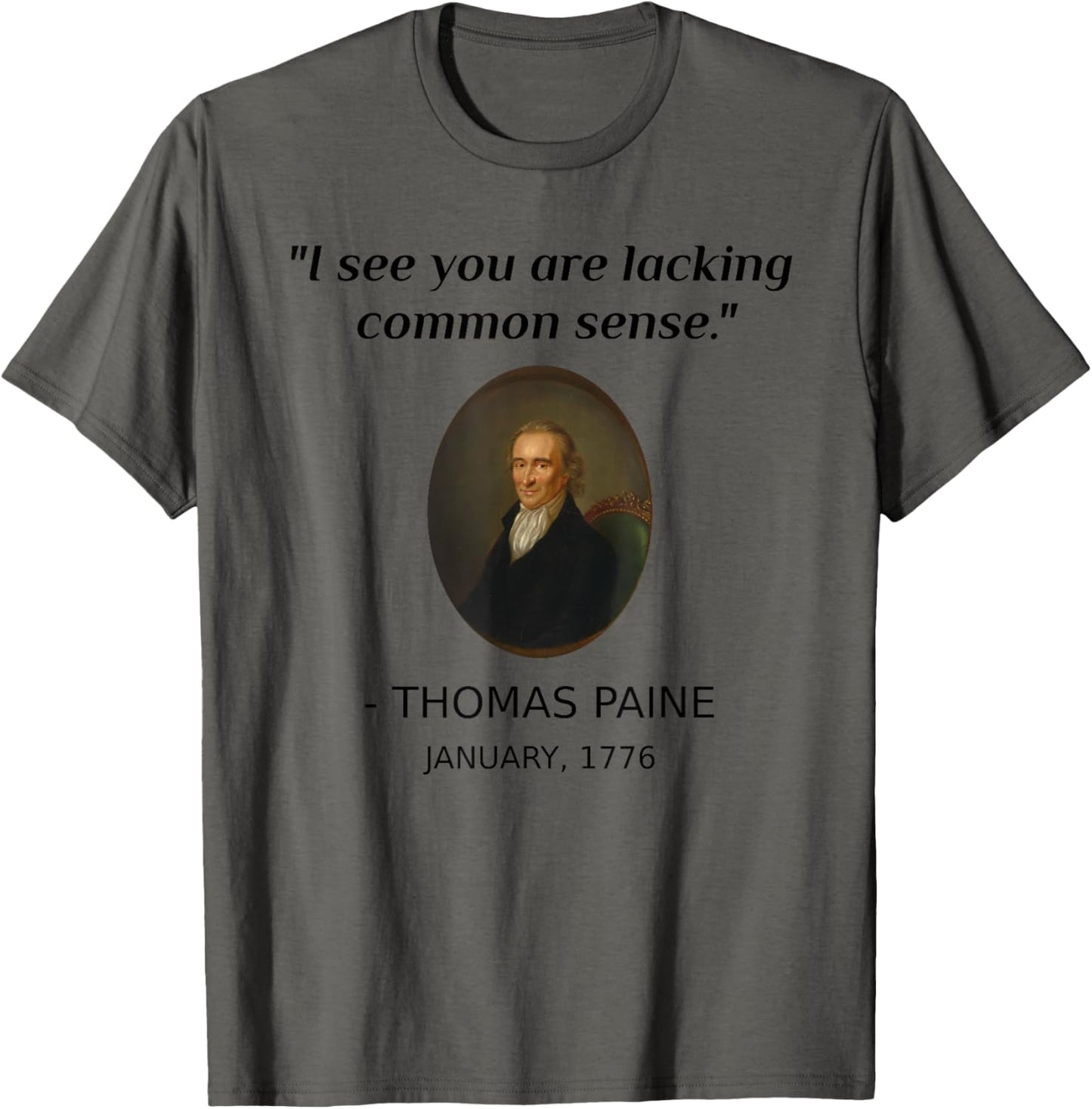 Funny Thomas Paine Common Sense Usa History Teacher Student