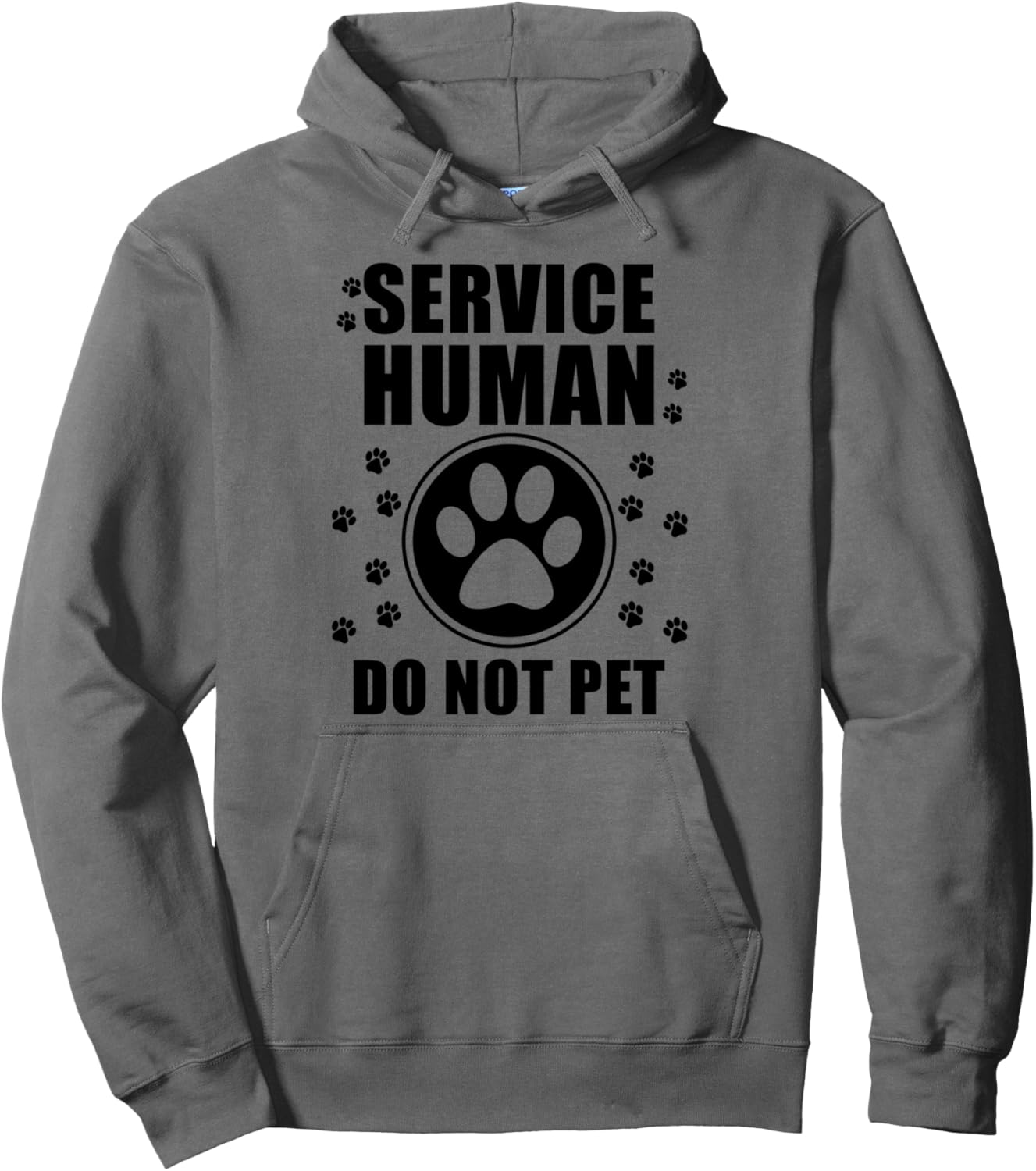Service-Human design Do Not Pet Funny Dog Lover Quote Men Pullover Hoodie