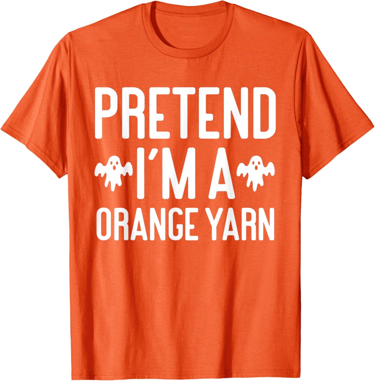 Funny Halloween Costume Party Pretend Im A Orange Yarn