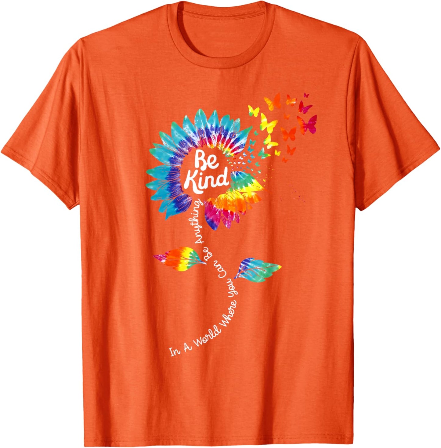 Sunflower Anti Bullying Be Kind Kindness Tie Dye Unity Day
