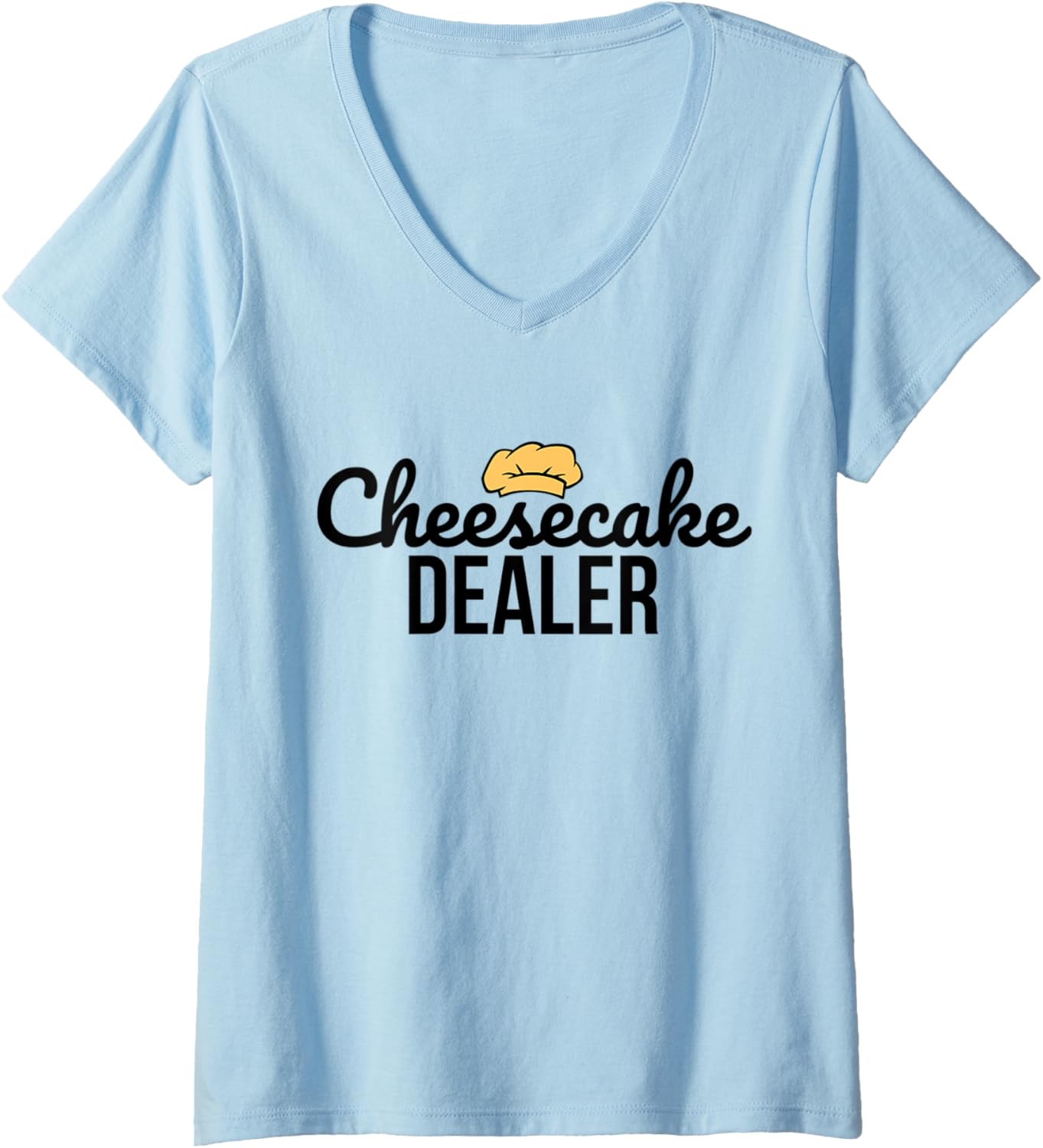 Womens Cheesecake Dealer - Baker - Bakery - Cake Maker - Baking V-Neck