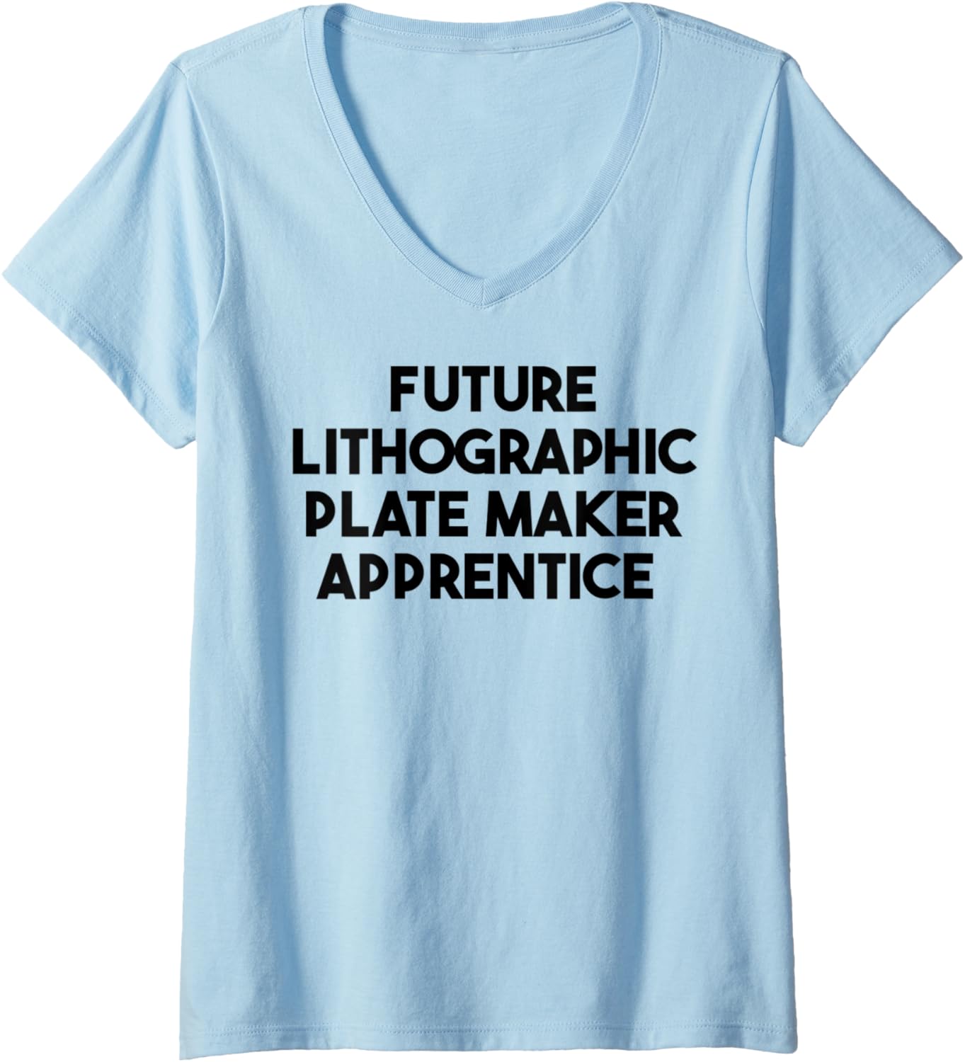 Womens Future Lithographic Plate Maker Apprentice V-Neck