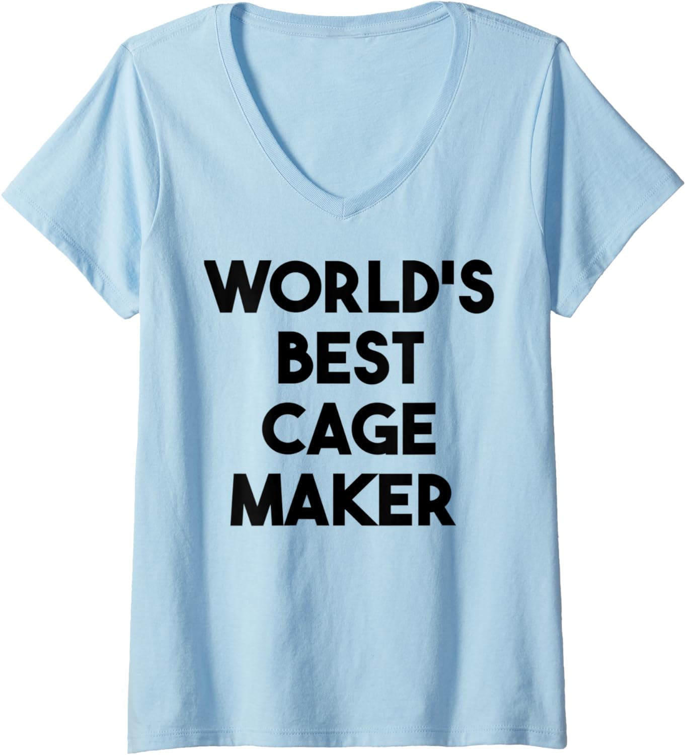 Womens World's Best Cage Maker V-Neck