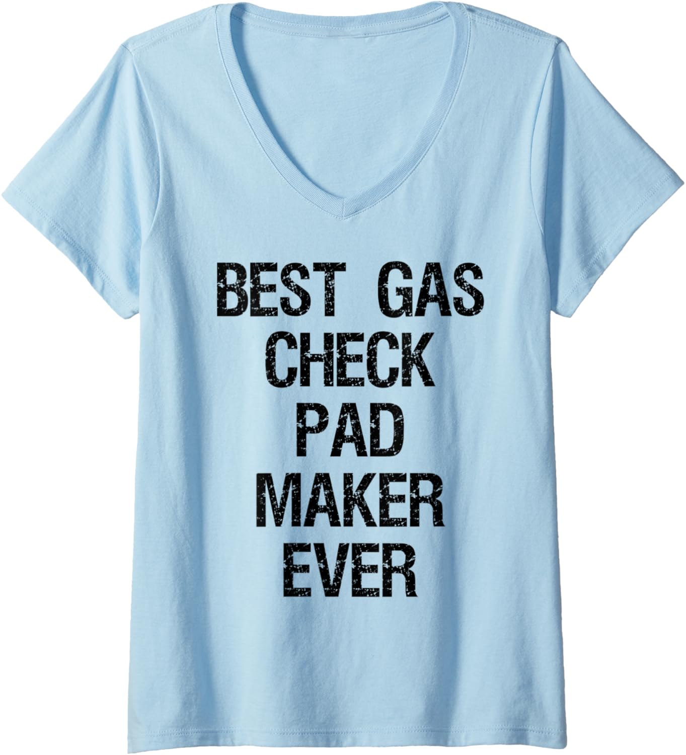 Womens Best Gas Check Pad Maker Ever V-Neck