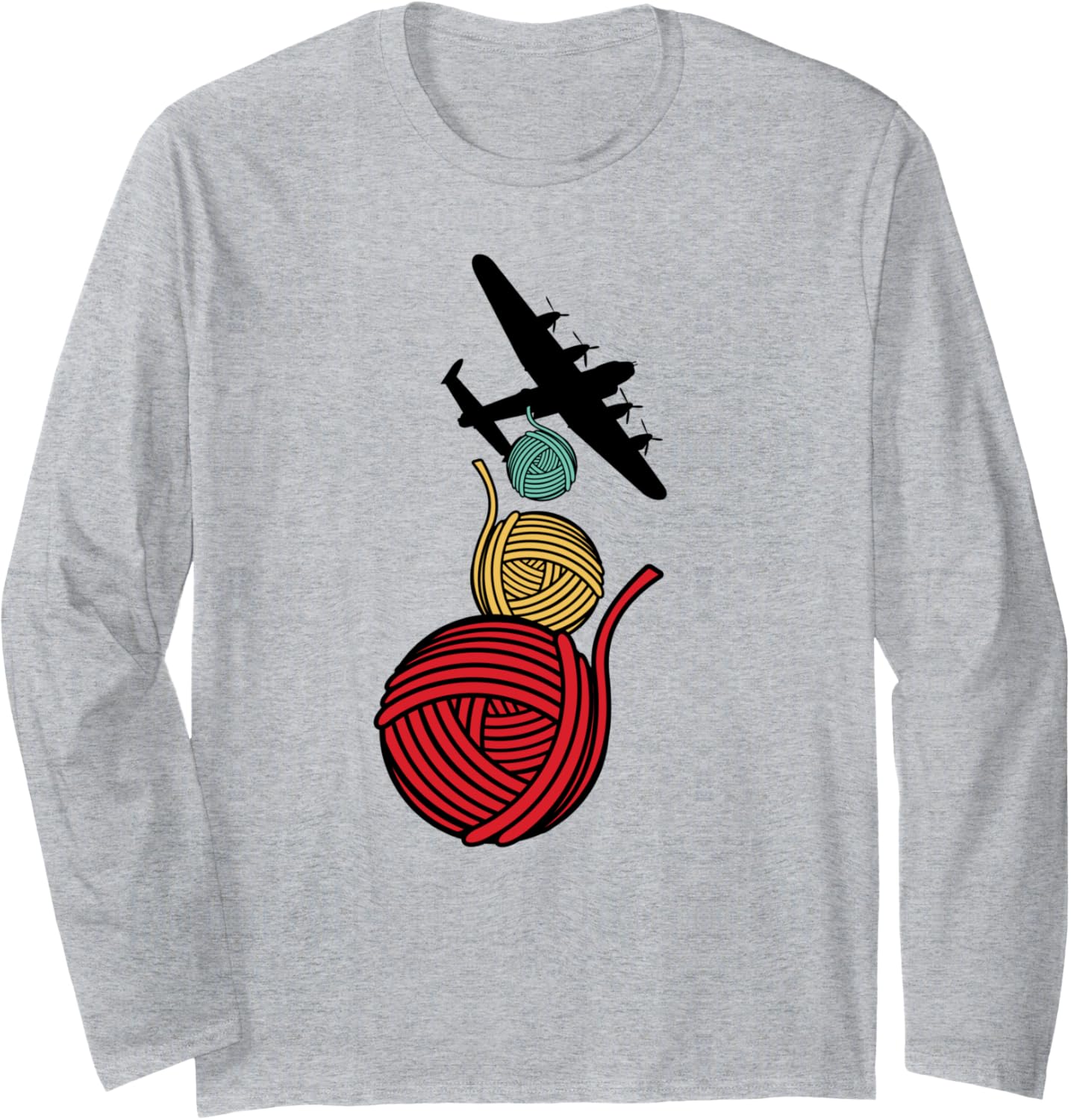 Funny Knitting, Crocheting and Yarn Bombing Long Sleeve