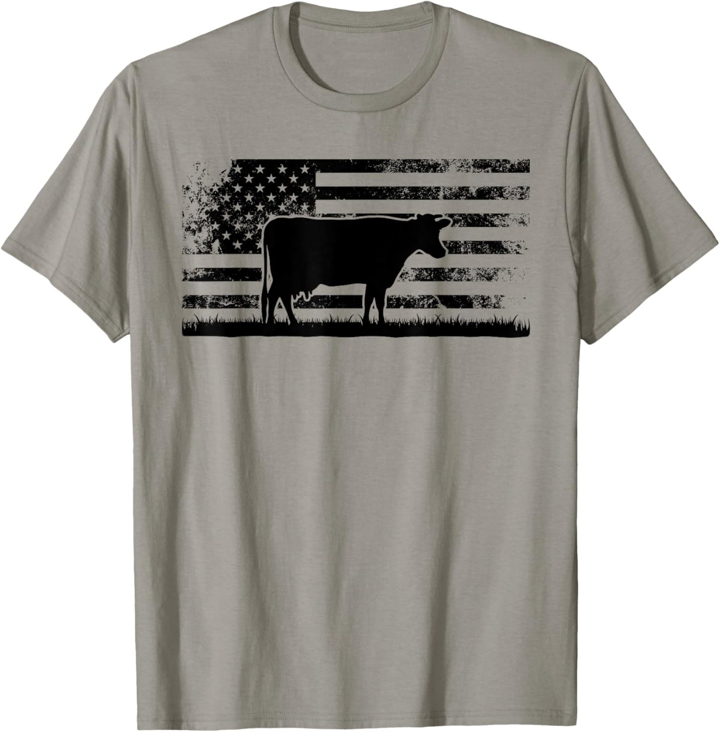 American Flag Holstein Cow Rancher For Cattle Farmer