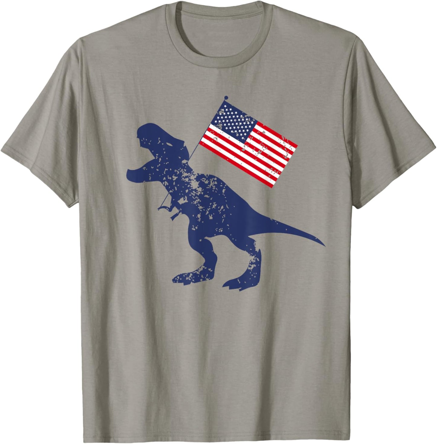 Awesome America American Dino Flag July 4Th Usa Dinosaur