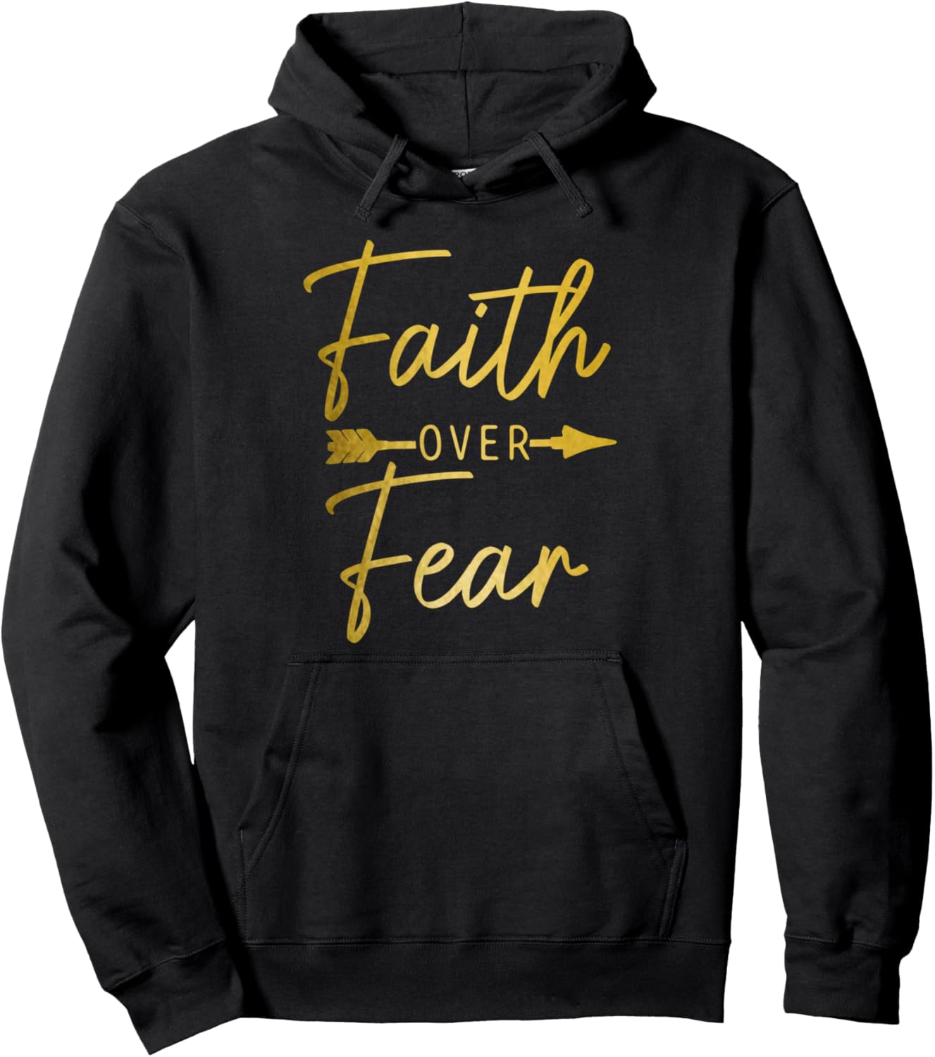 Faith Over Fear Christian Religious Bible Verse Men Women Pullover Hoodie