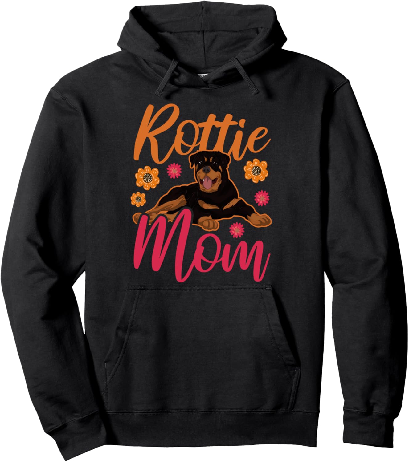 Rottie Mom Dog Owner Pet Mom Animal Lover Women Rottweiler Pullover Hoodie