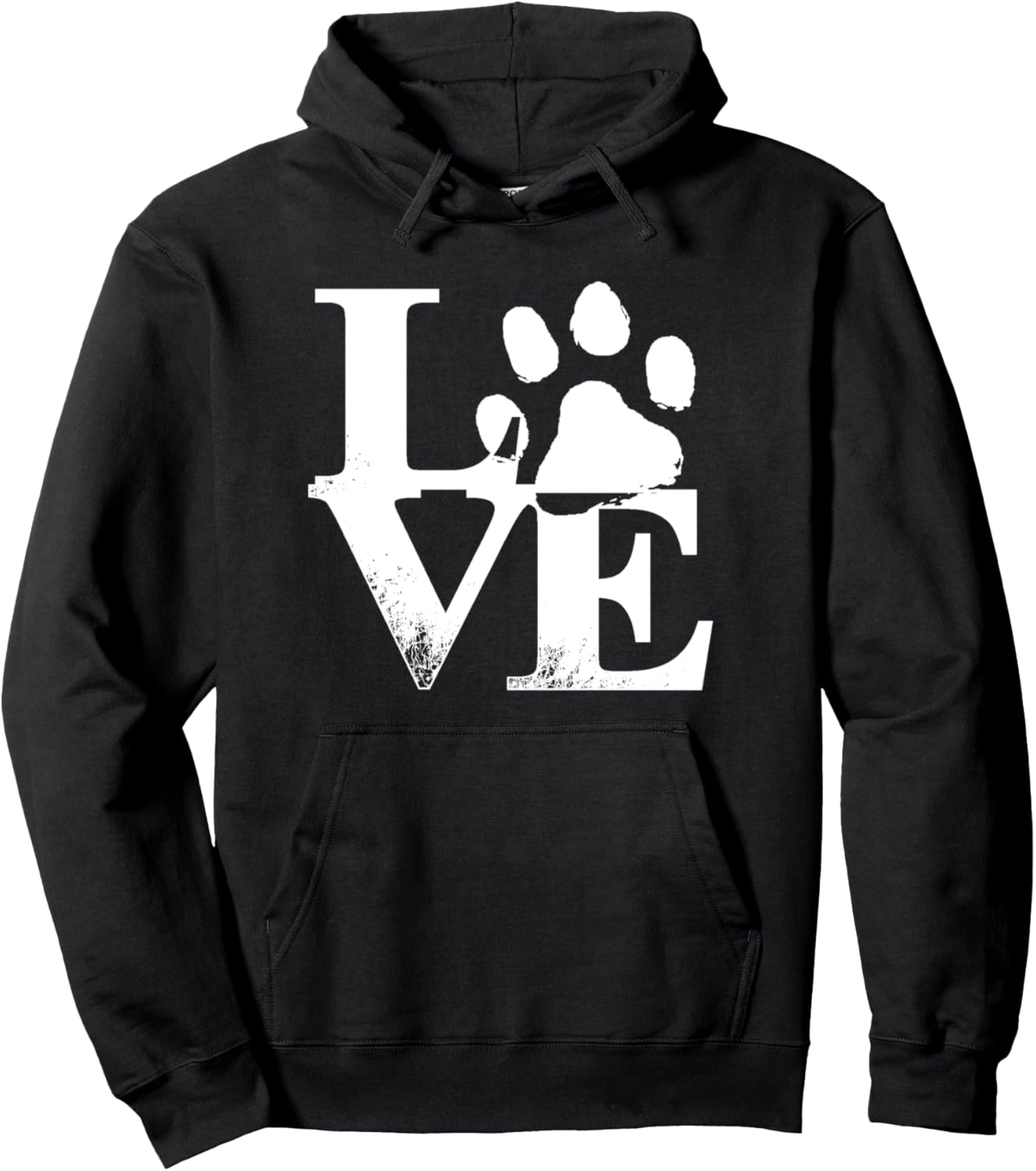Paw Print Hoodie Sweatshirt Women,Men,I Love My Cats & Dogs Pullover Hoodie