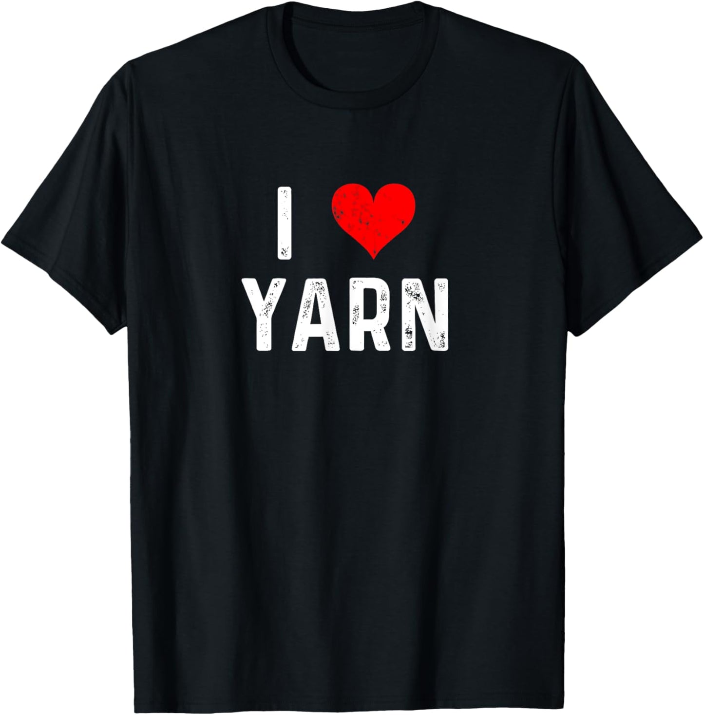 I Love Yarn - Heart - Knit Knitting Knitter Arts Crafts