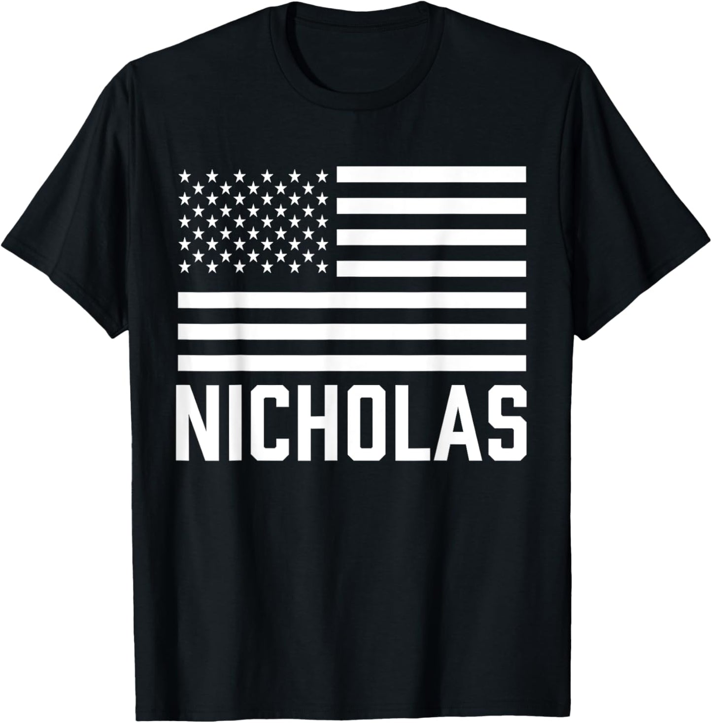 Nicholas Forename Name Personalized Birthday Usa