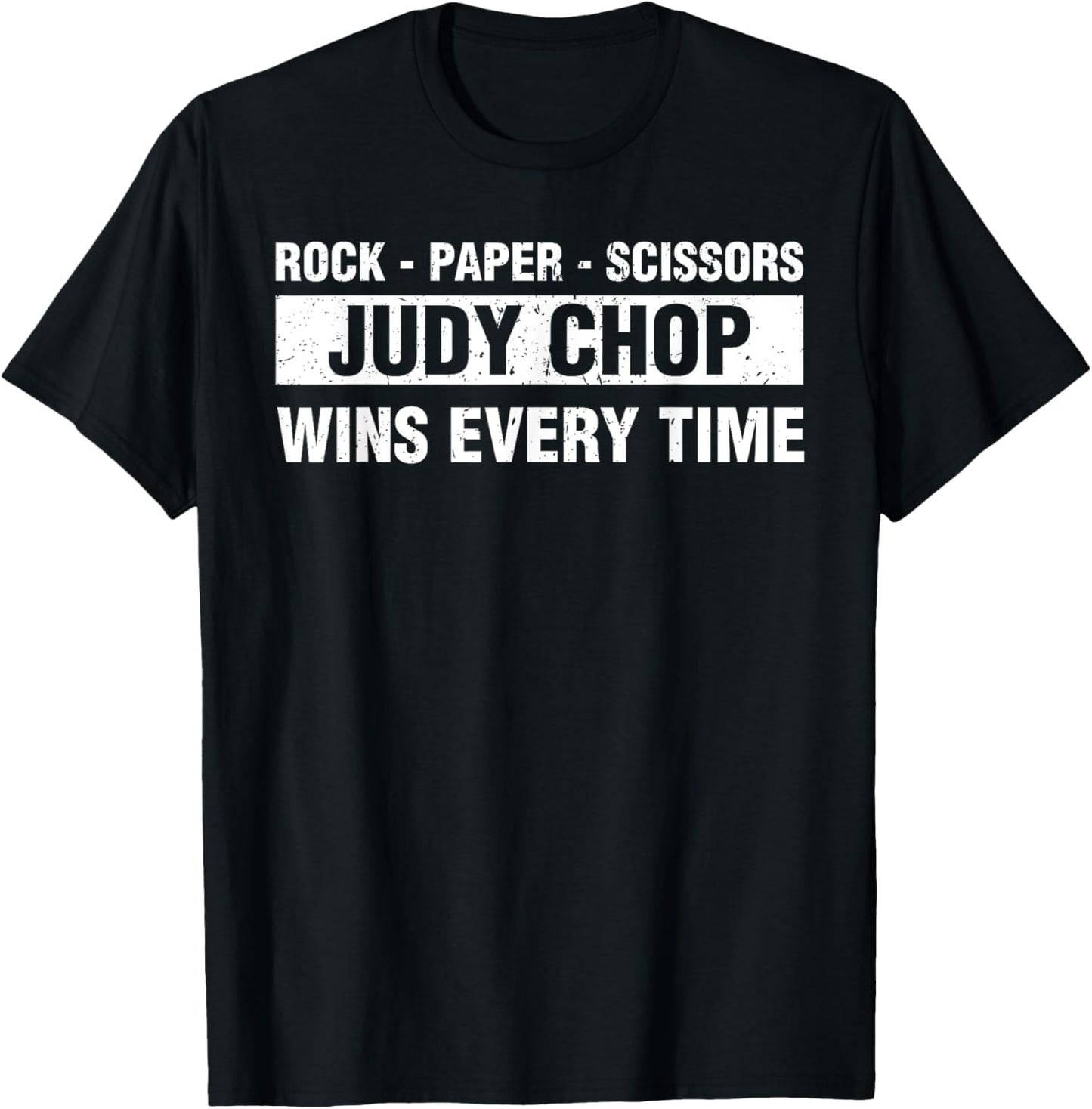 Rock Paper Scissors Judy Chop Wins Every Time Funny