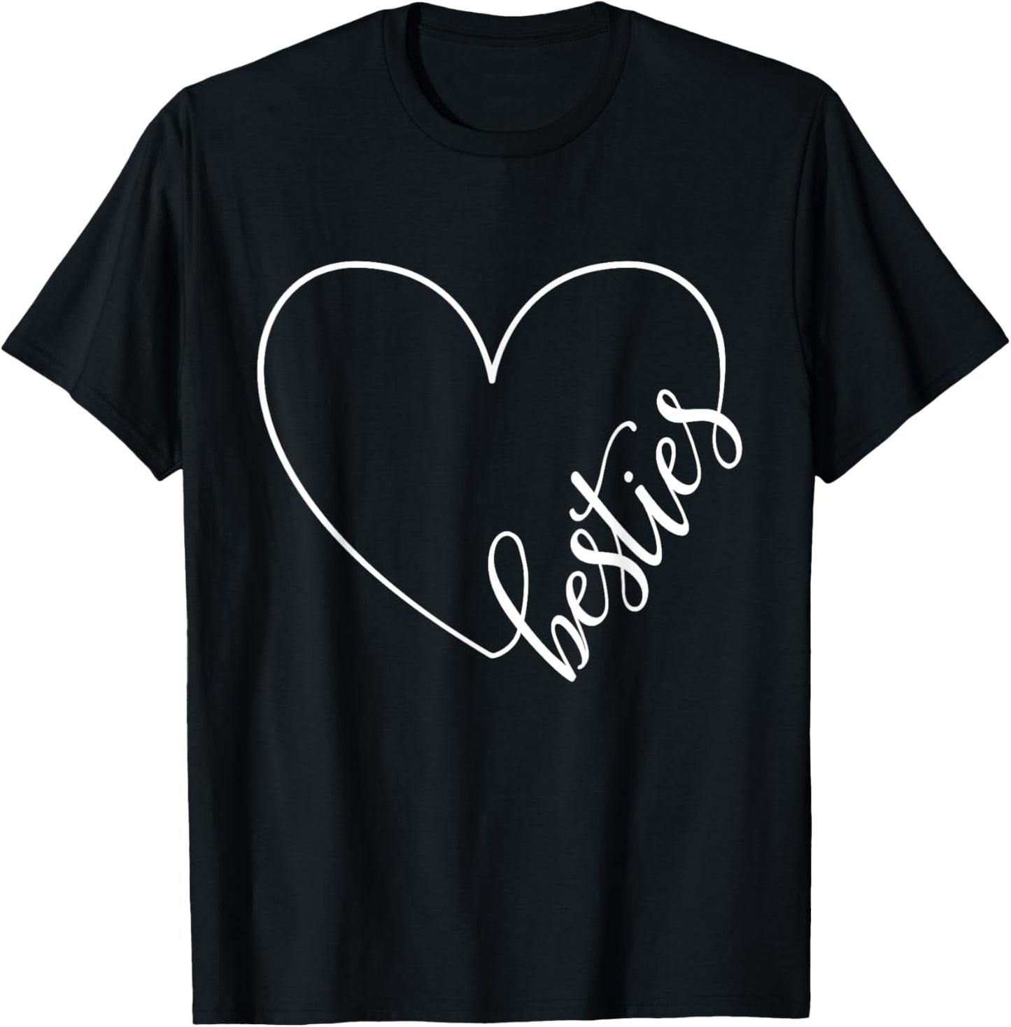 Besties BFF Best Friends Heart Friendship Cute Matching