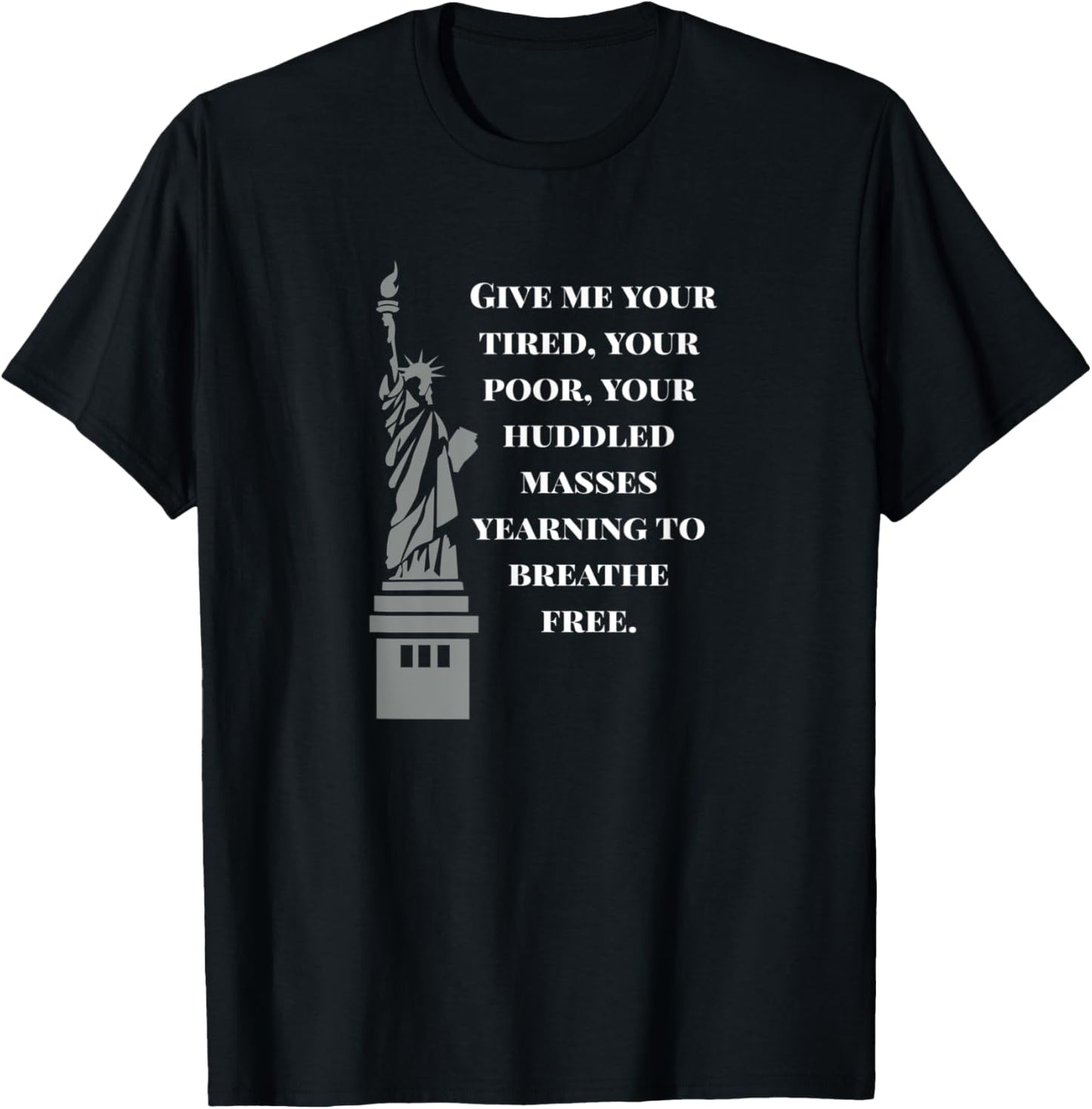 Usa New Colossus Statue Of Liberty Anti Racism