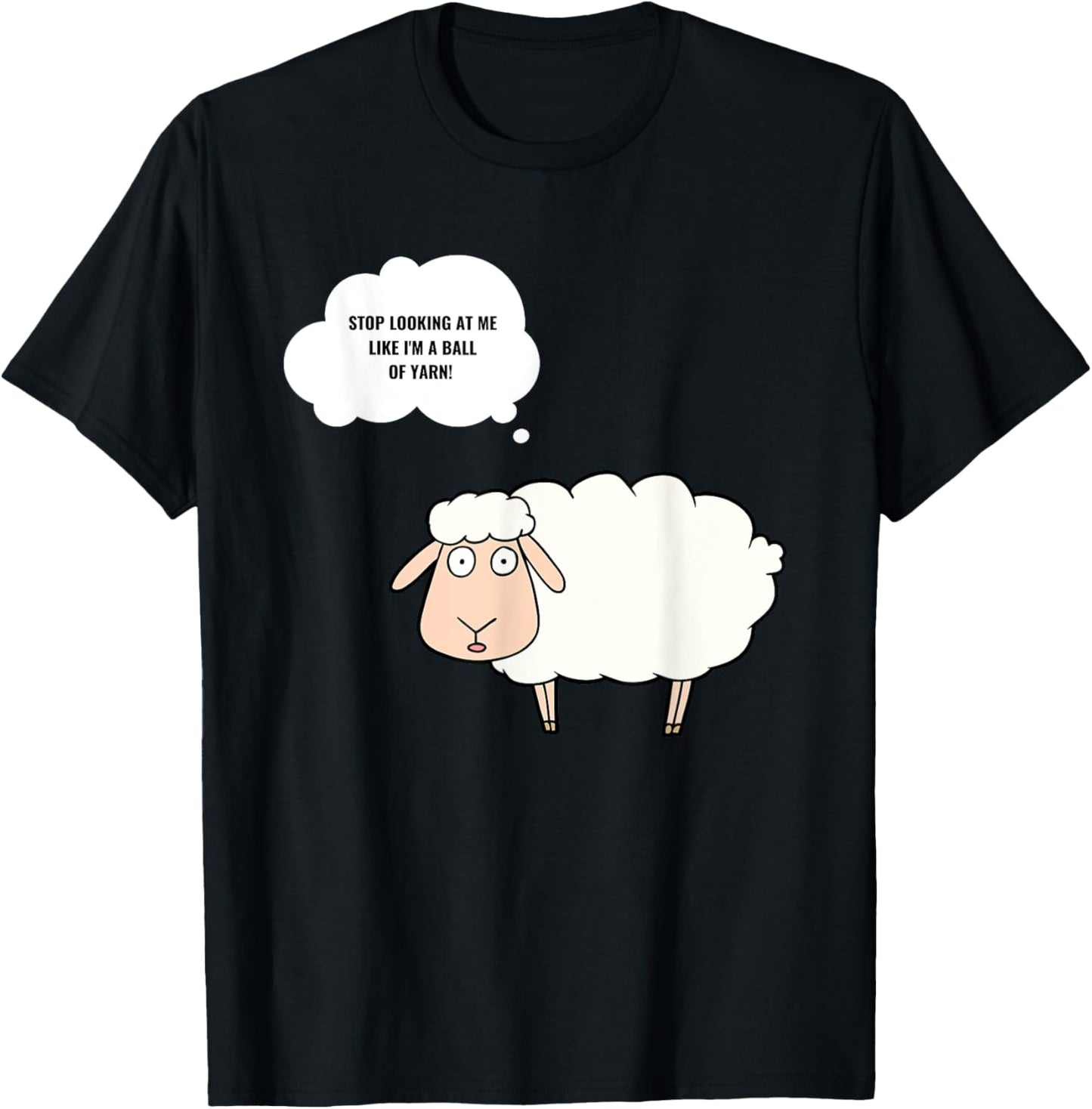 Knitting Crochet Funny Sheep Graphic Yarn Ball Knitter Hobby