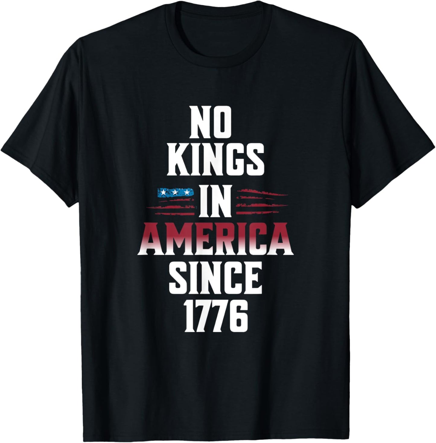 No Kings In America Since 1776 Usa Flag 4 Of July