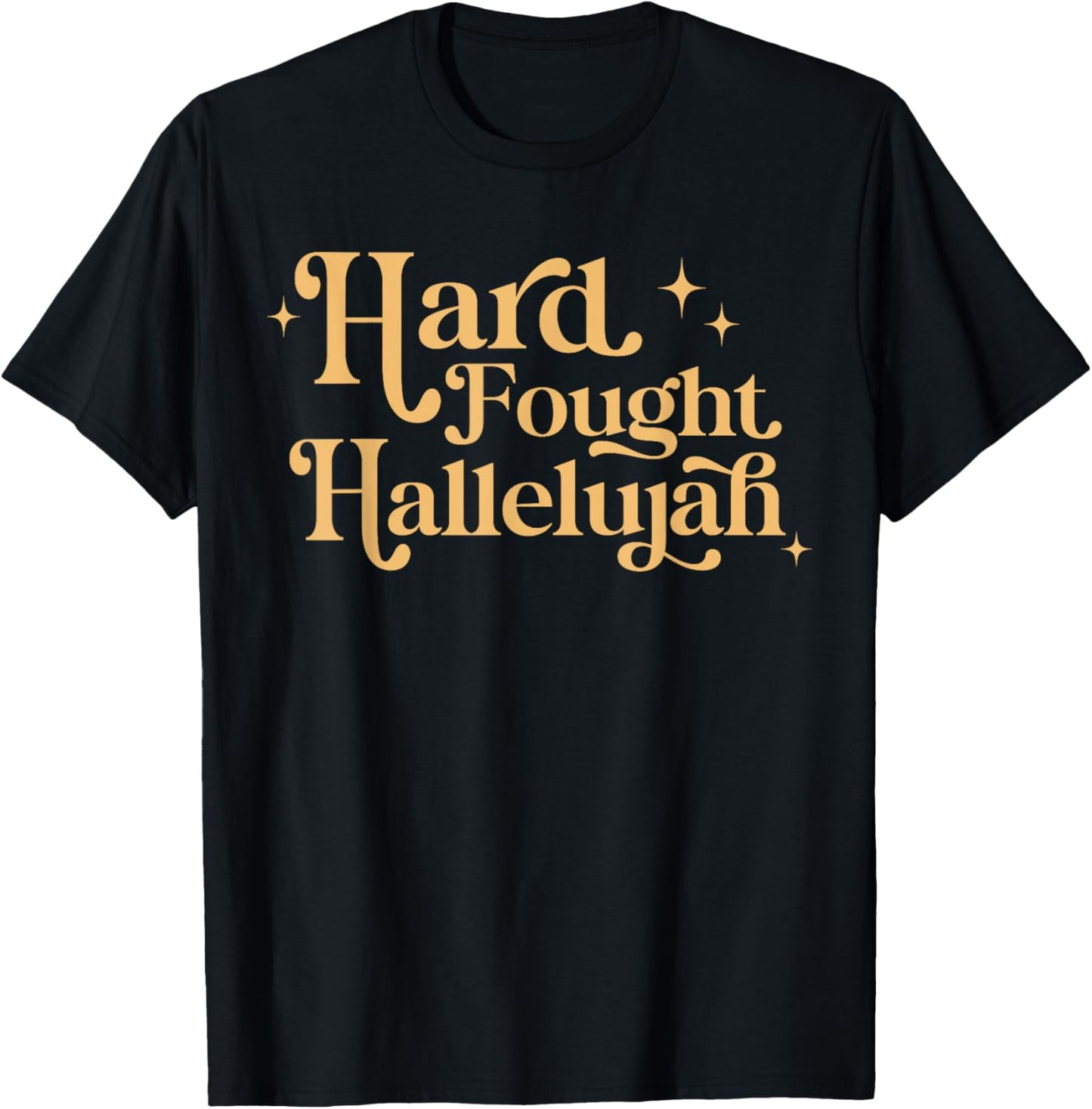 Retro Hard Fought Hallelujah Christian