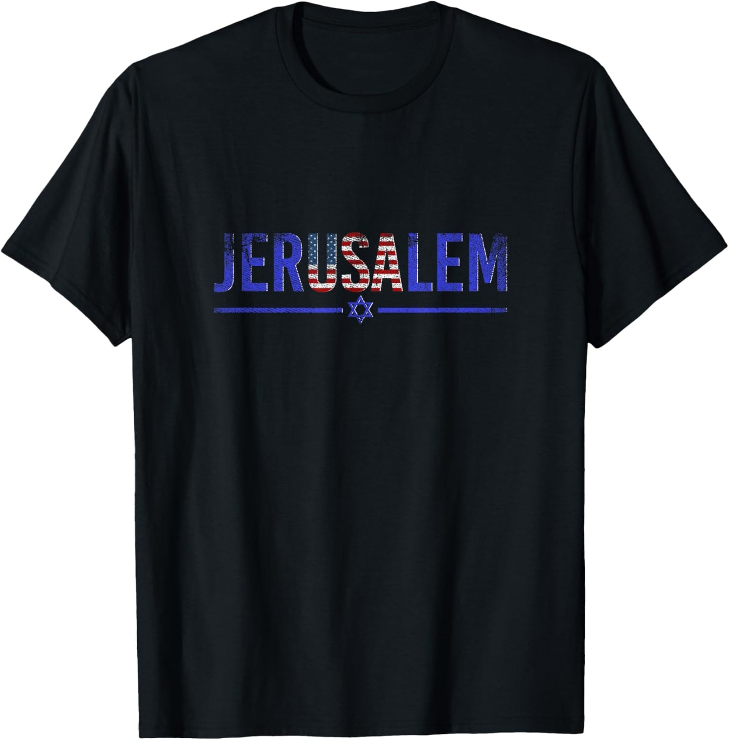 Patriotic Jewish Usa Flag America Israel
