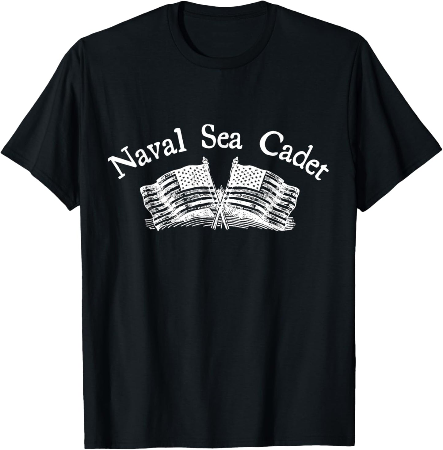 Naval Sea Cadet Nscc Minimal Art American Flag Vintage