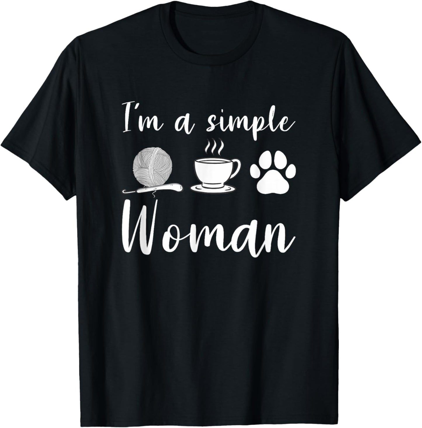 I'm A Simple Woman Crochet Yarn Knitting