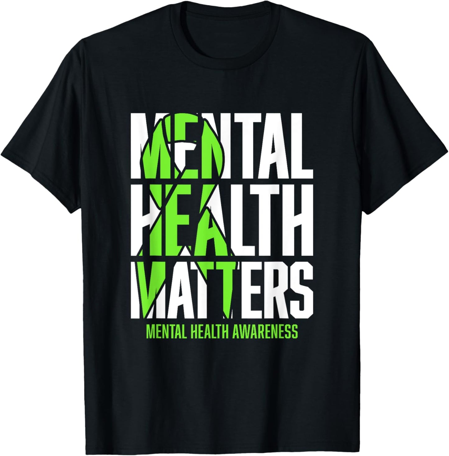 Mental Health Matters Green Ribon Mental Health Awareness