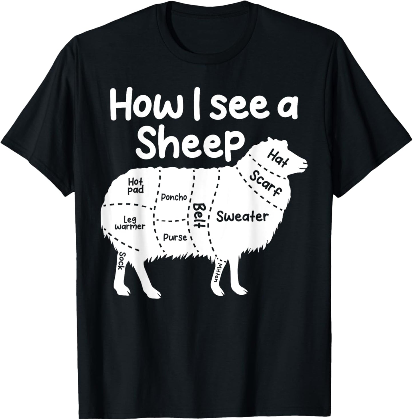 Funny Knitting Sheep Wool Yarn Lover Crocheting