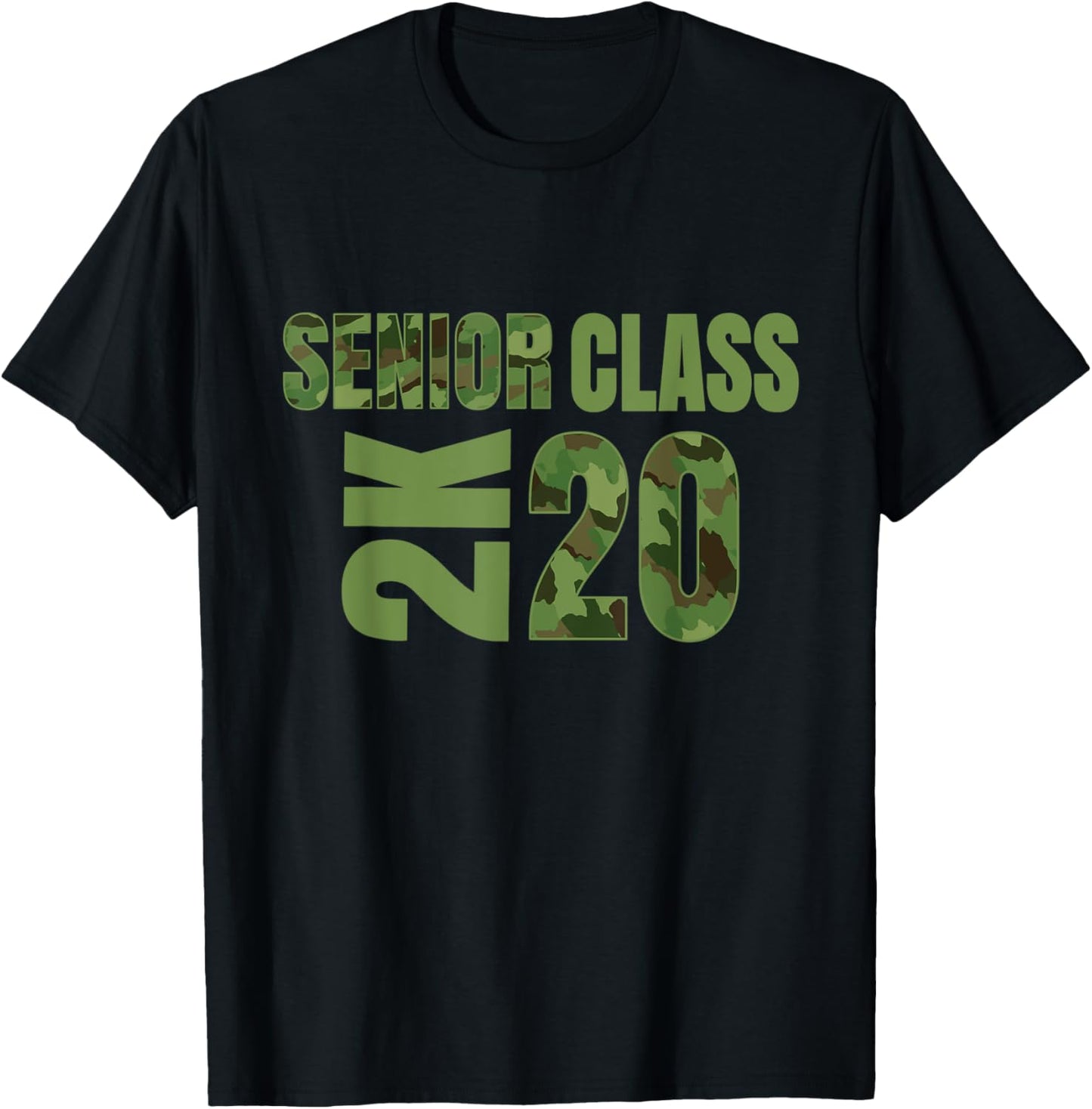 Senior 2020 Graduate Class Of 2K Green Cammo Graduation