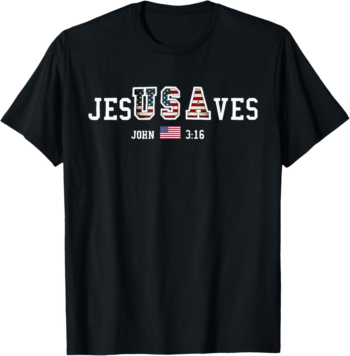 Jesus Saves Jesusaves Usa American Flag Patriotic Christian