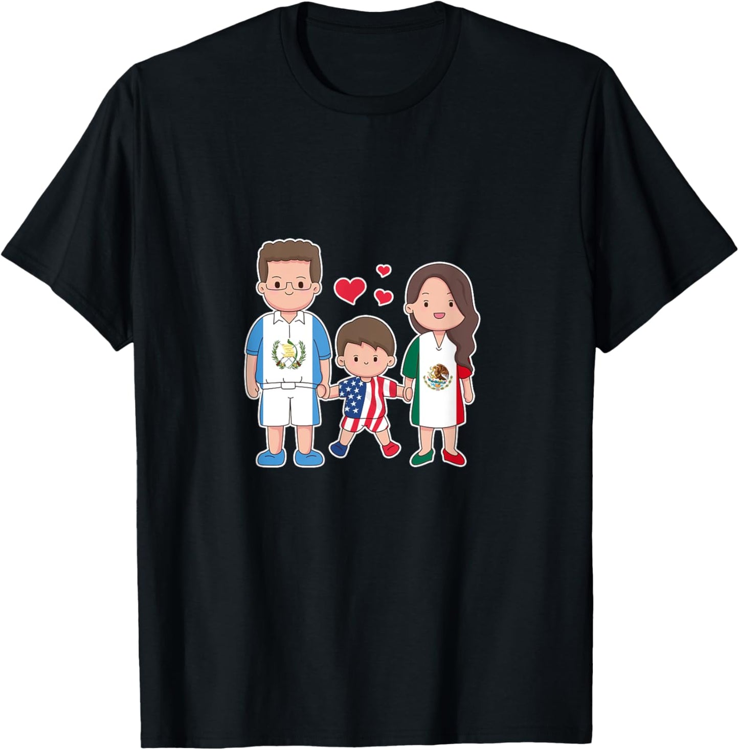 Multicultural Family Guatemala Usa And Mexico