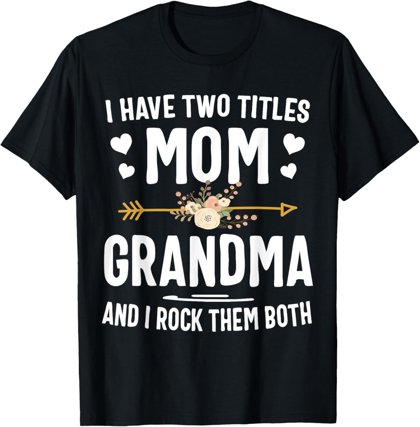 I Have Two Titles Mom And Grandma Shirt Mothers Day Gifts