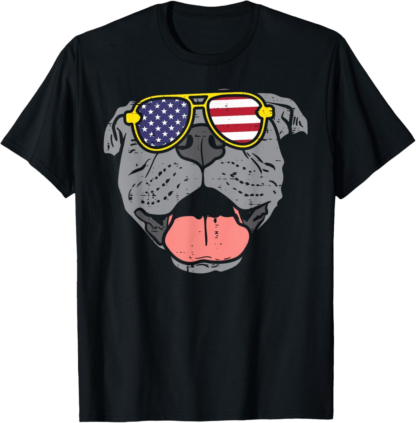 Pitbull Pit American Usa Flag 4Th Of July Fourth Dog
