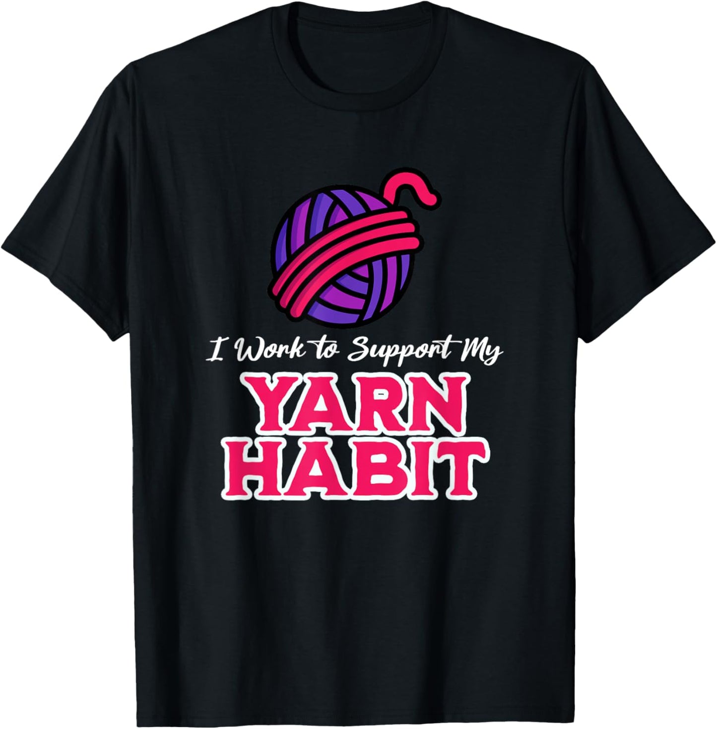 I'm All About the Yarn, Funny Yarn Projects Saying