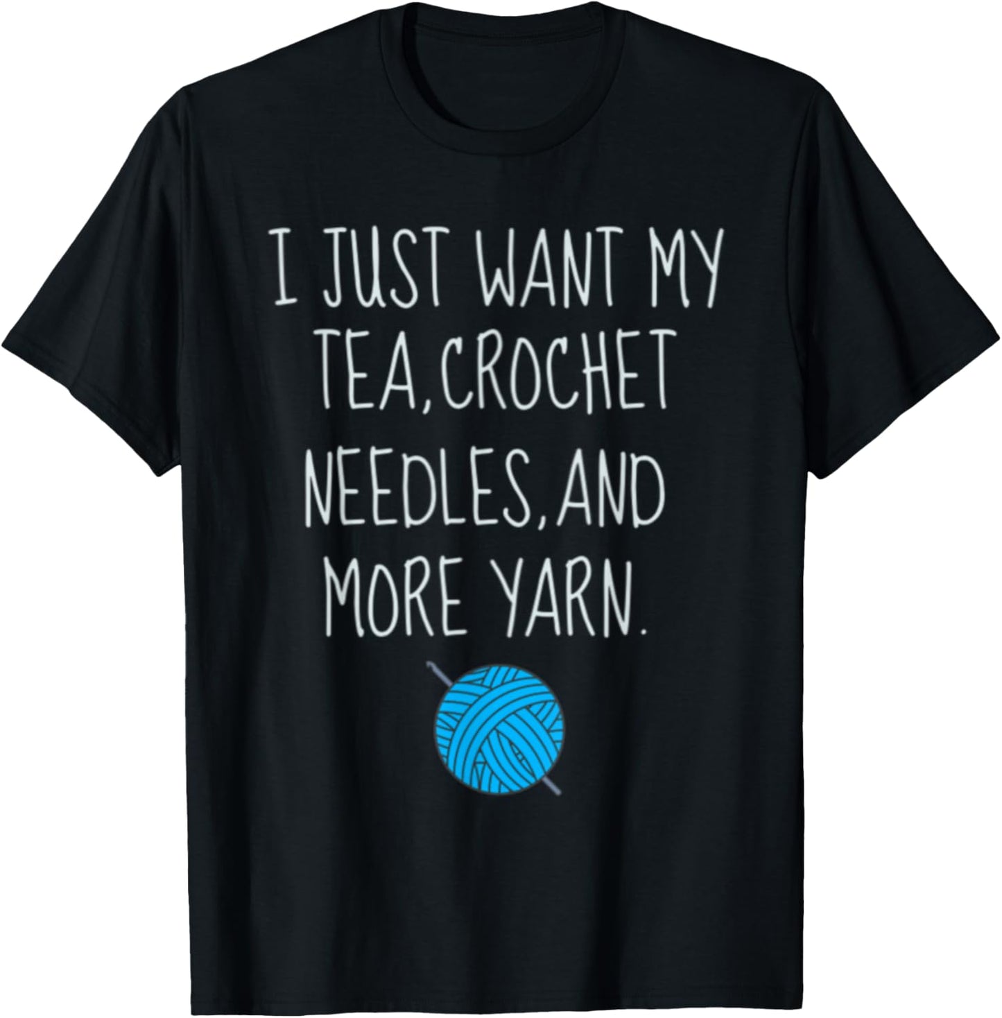 Crochet Tea Funny Grandma Mom Crocheting Yarn Lover Gift