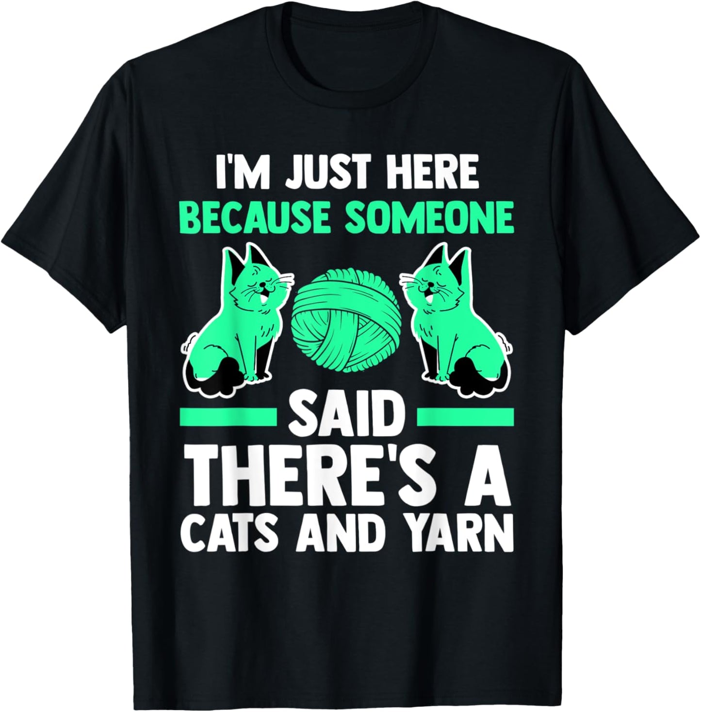 I'm here someone said there's a cats and yarn cat
