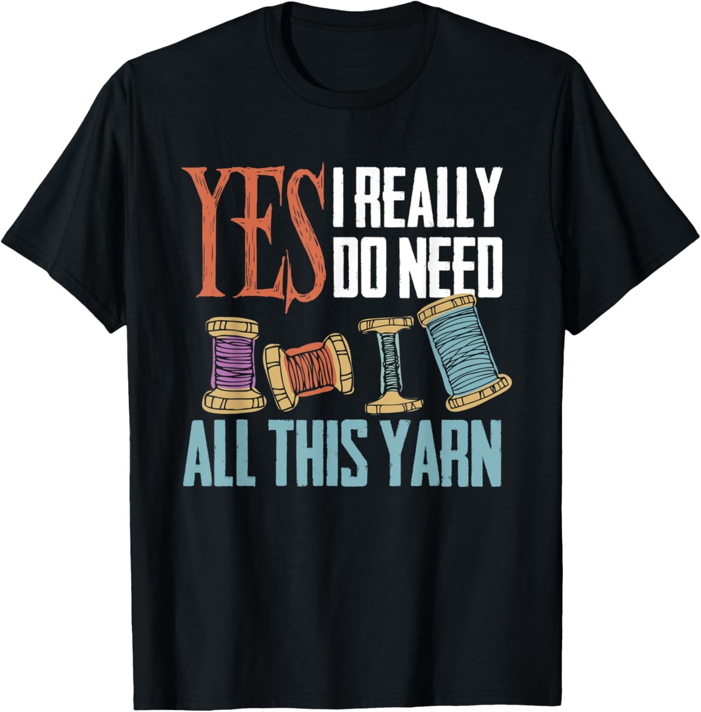 Knit Shirt All This Yarn Funny Knitting Tees Women Mom Gifts