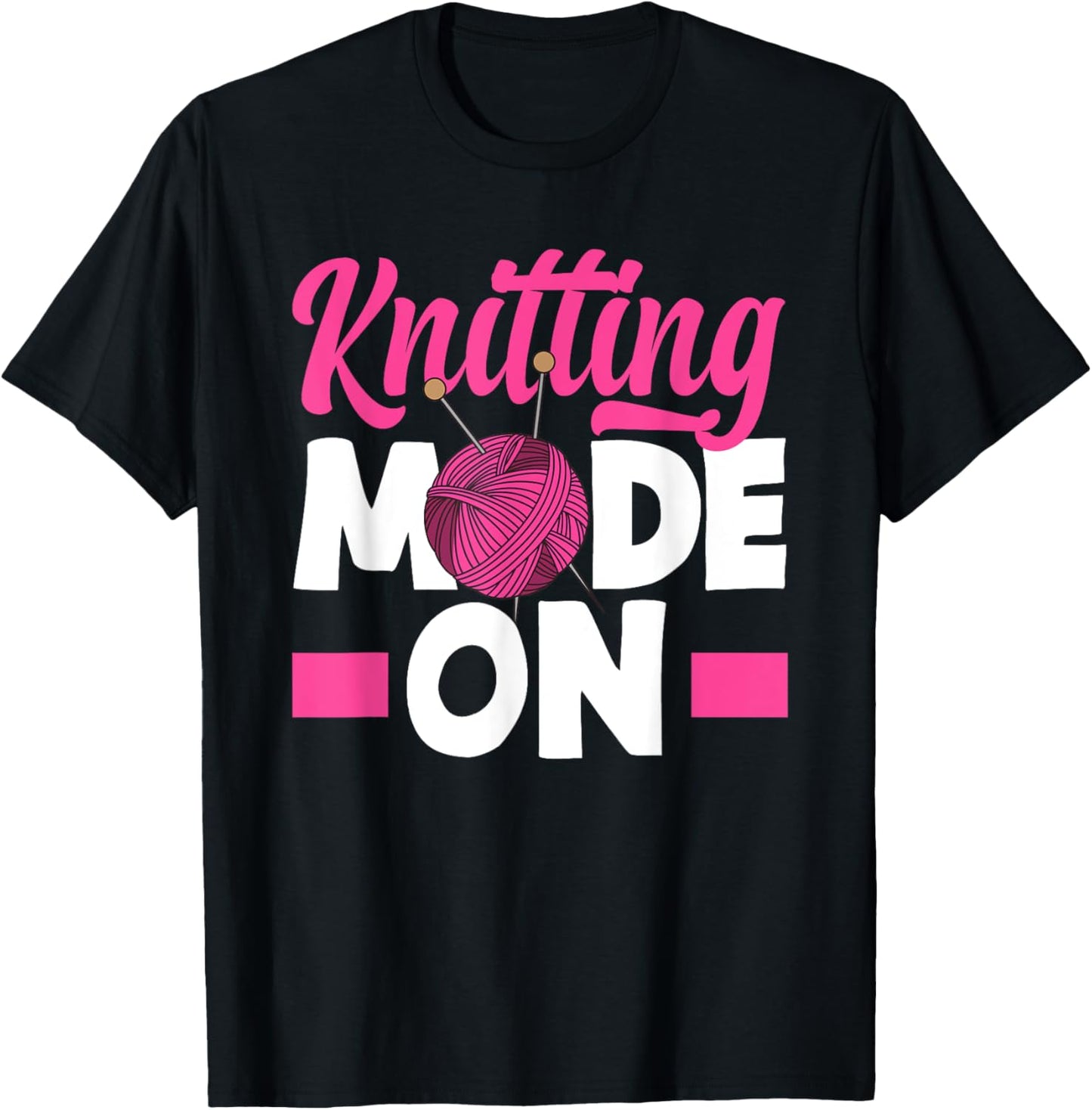 Knitting Mode On Yarn Needles Knitter Grandma