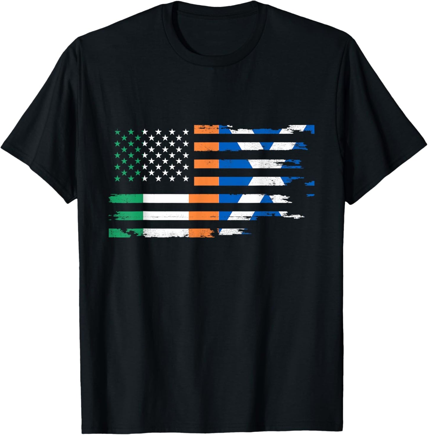 Irish Scottish American Flag Of Scotland Ireland Heritage