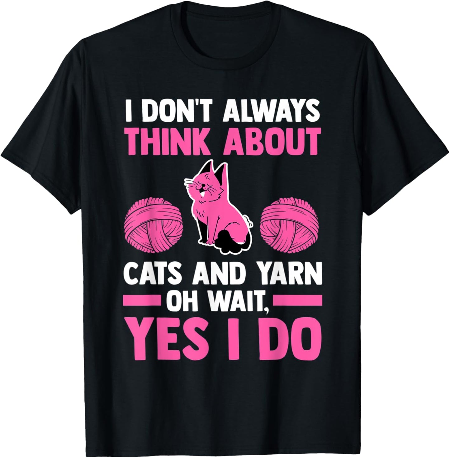 I don't always think about cats and yarn cat