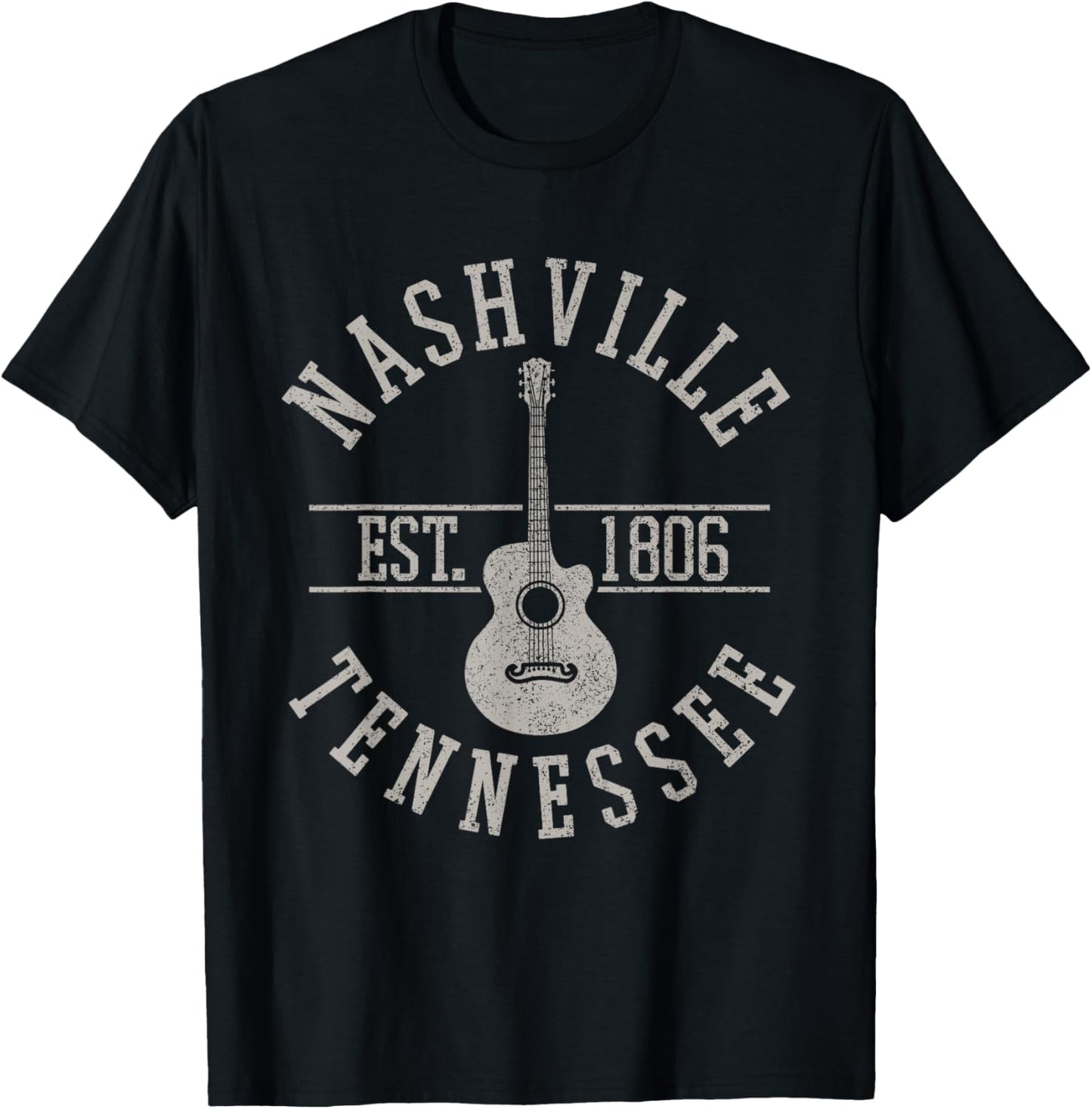 Nashville Tennessee Country Music Usa Guitar Souvenir