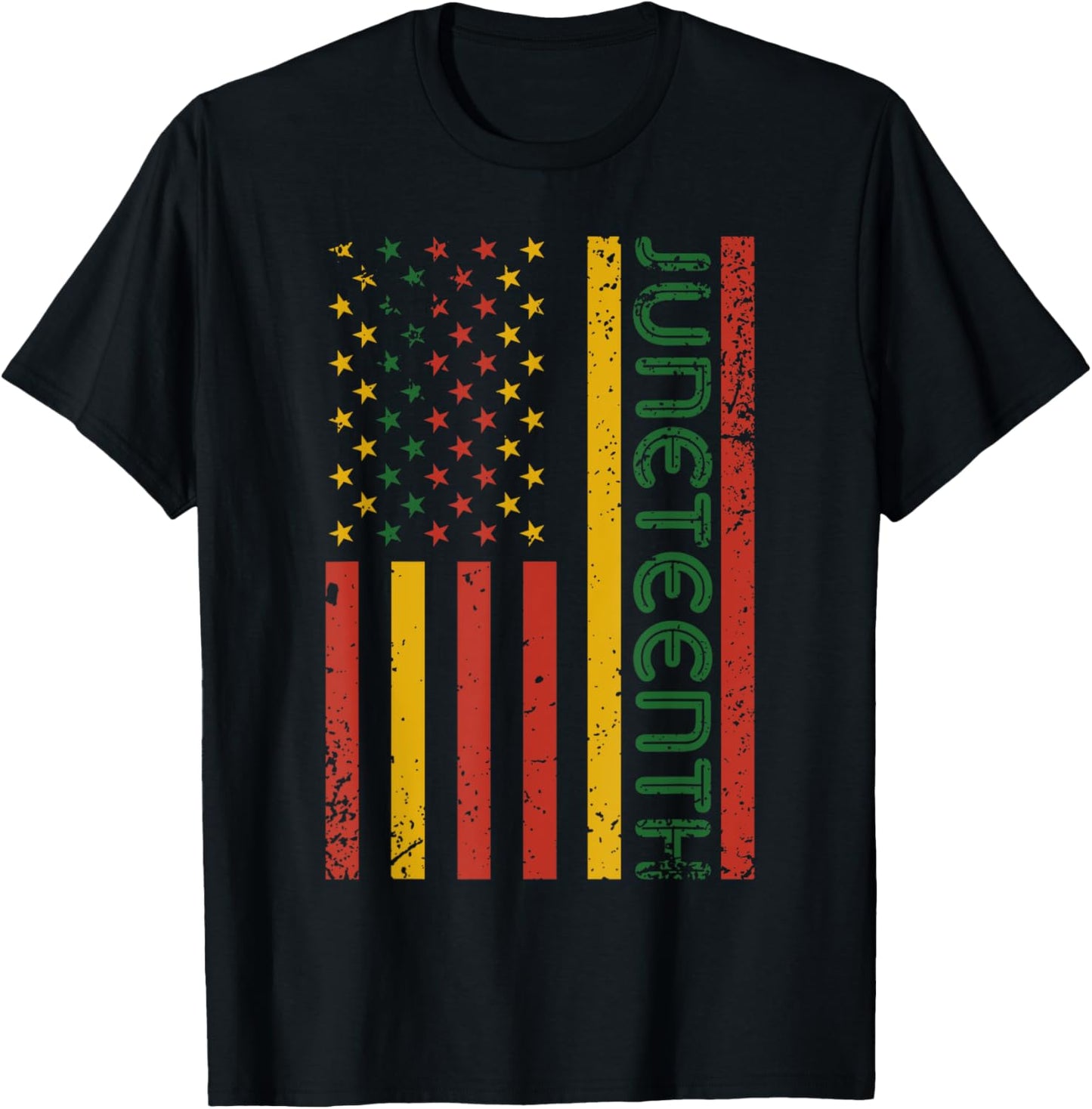 1865 Juneteenth Black History American Flag African Pride